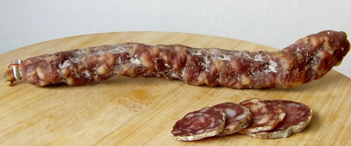 Saucisse sèche droite nature 120gr