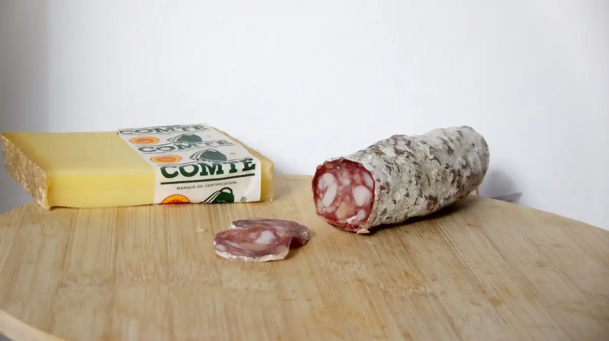 Saucisson sec au Comté AOP 150gr