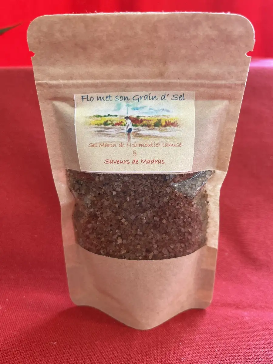 Sel marin de Noirmoutier saveurs de Madras 100g